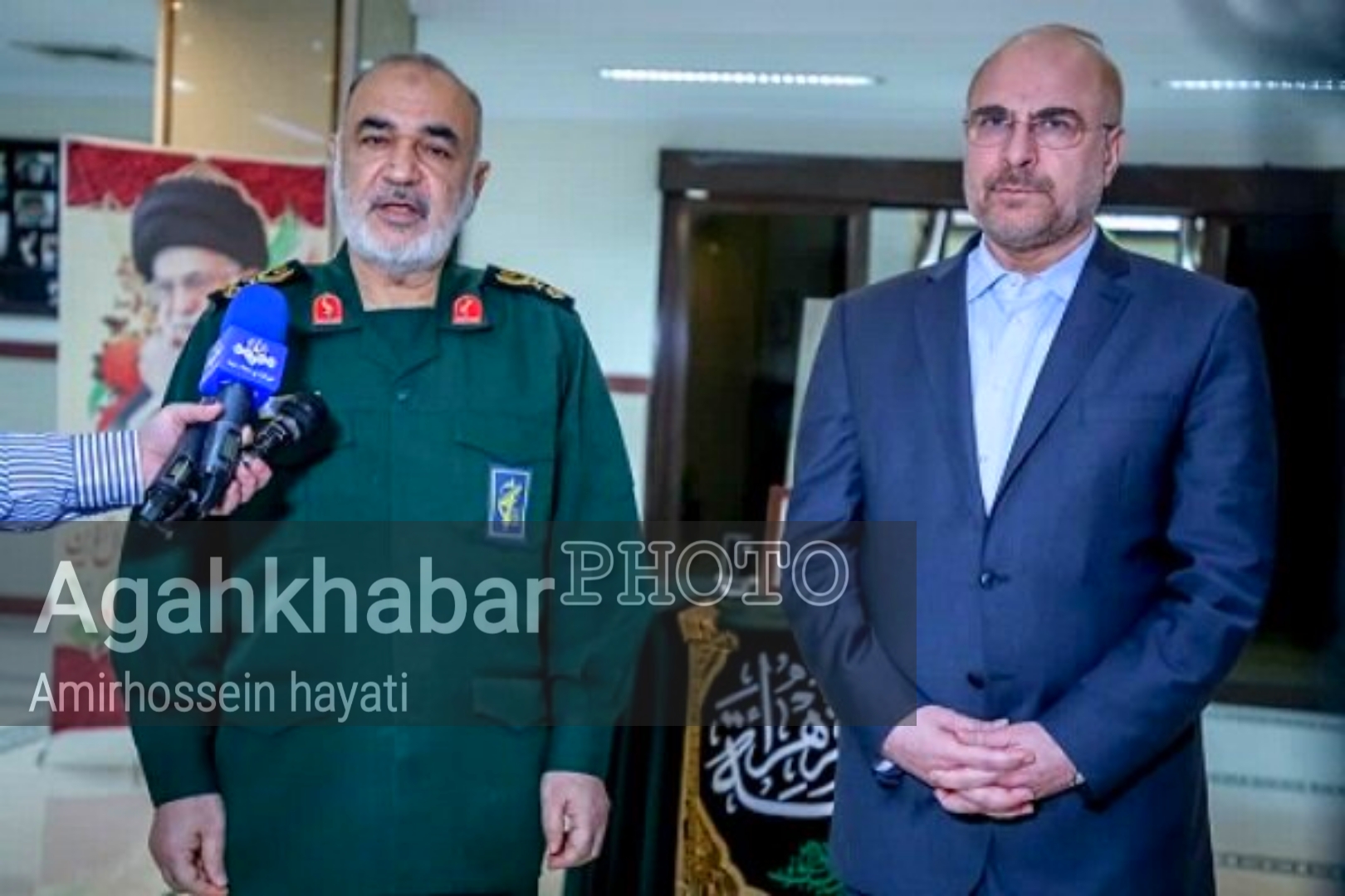 سرلشکر سلامی در دیدار رئیس مجلس:اروپایی‌ها اشتباهات گذشته خود را تکرار نکنند